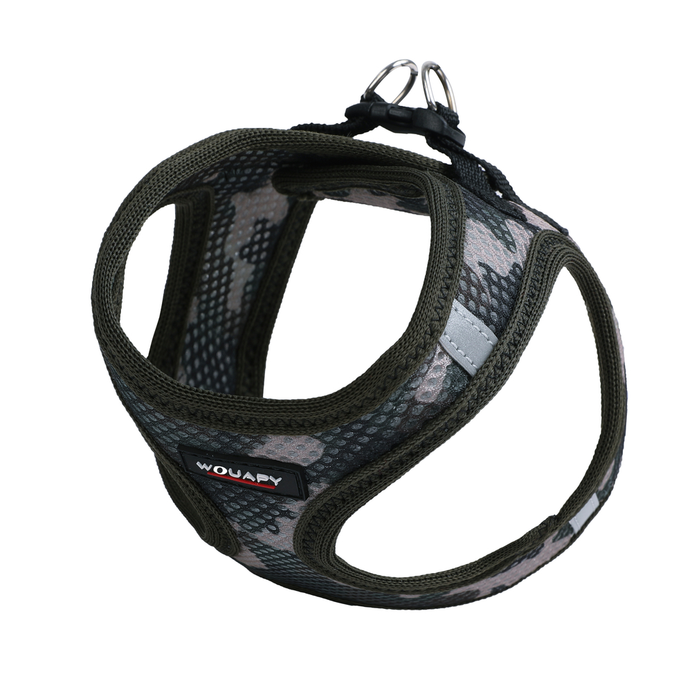 Harnais soft taille M 12 * 42/47 cm camouflage pour chien