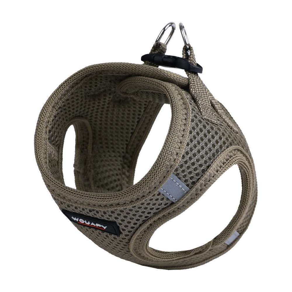 Harnais soft taille L 13 * 47/52 cm taupe pour chien