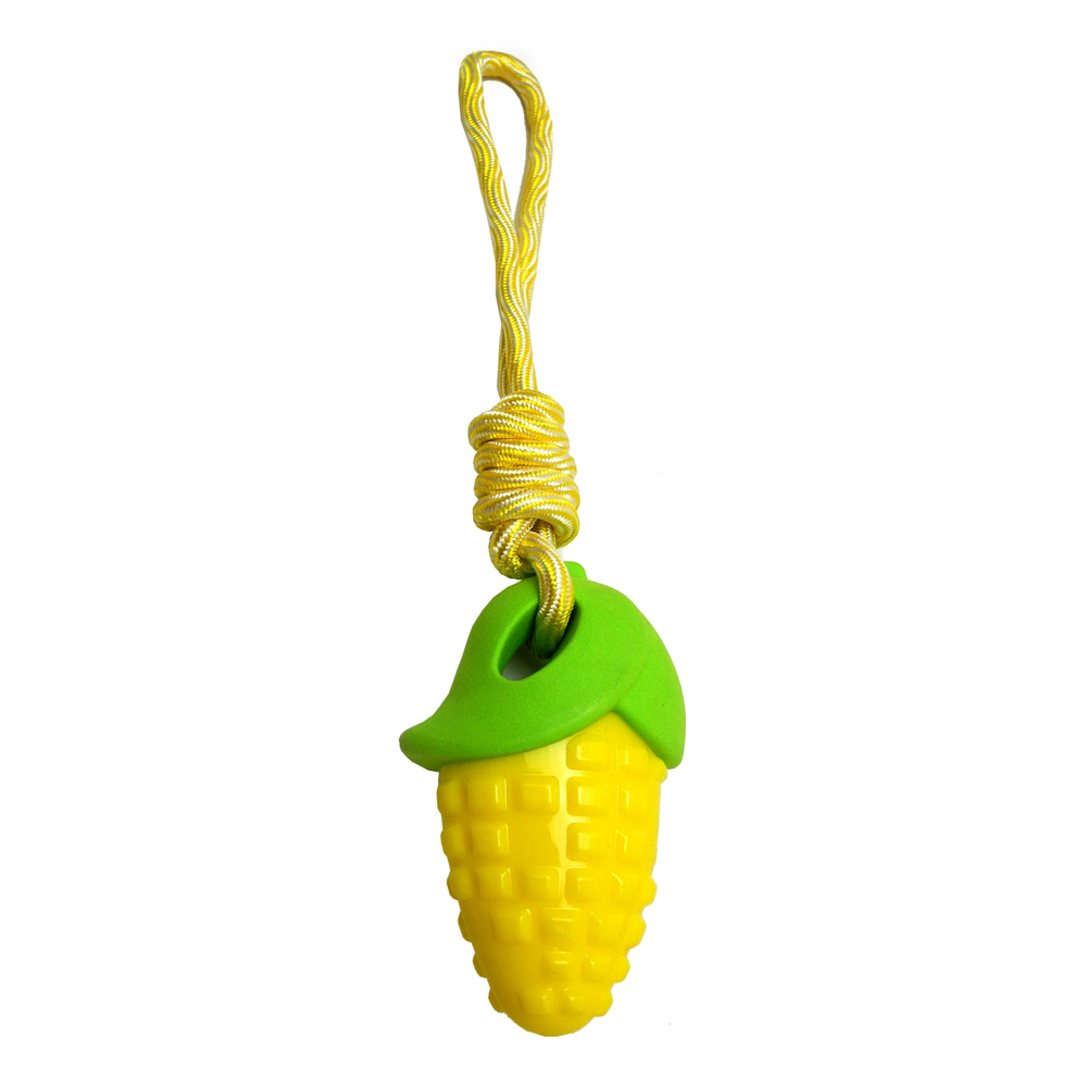 Jouet pour chien corde traction aubergine 32cm