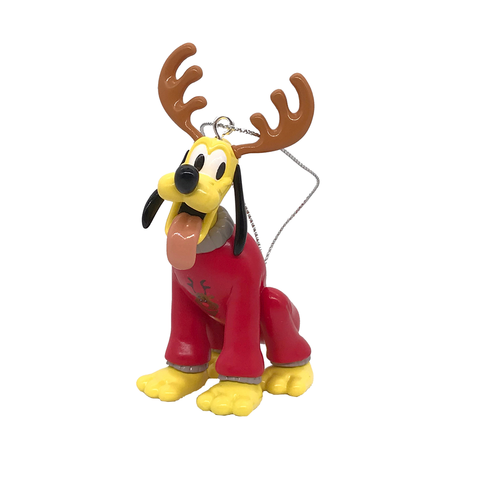 Suspension de Noël : Pluto, figurine pour sapin en résine - H.10cm