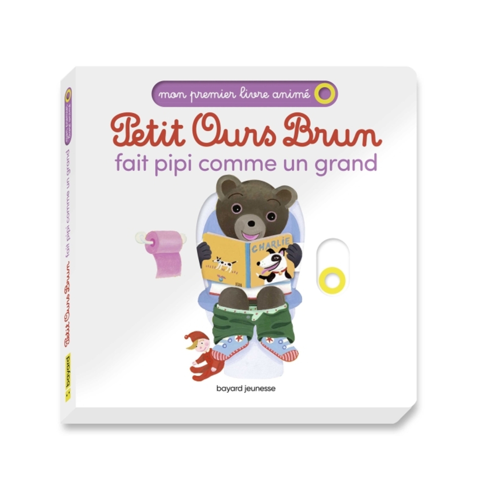 Livre animé : Petit ours brun fait pipi comme un grand