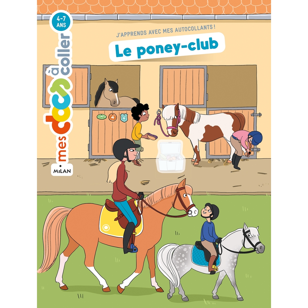Livre pour enfant, mes docs à coller : le poney-club