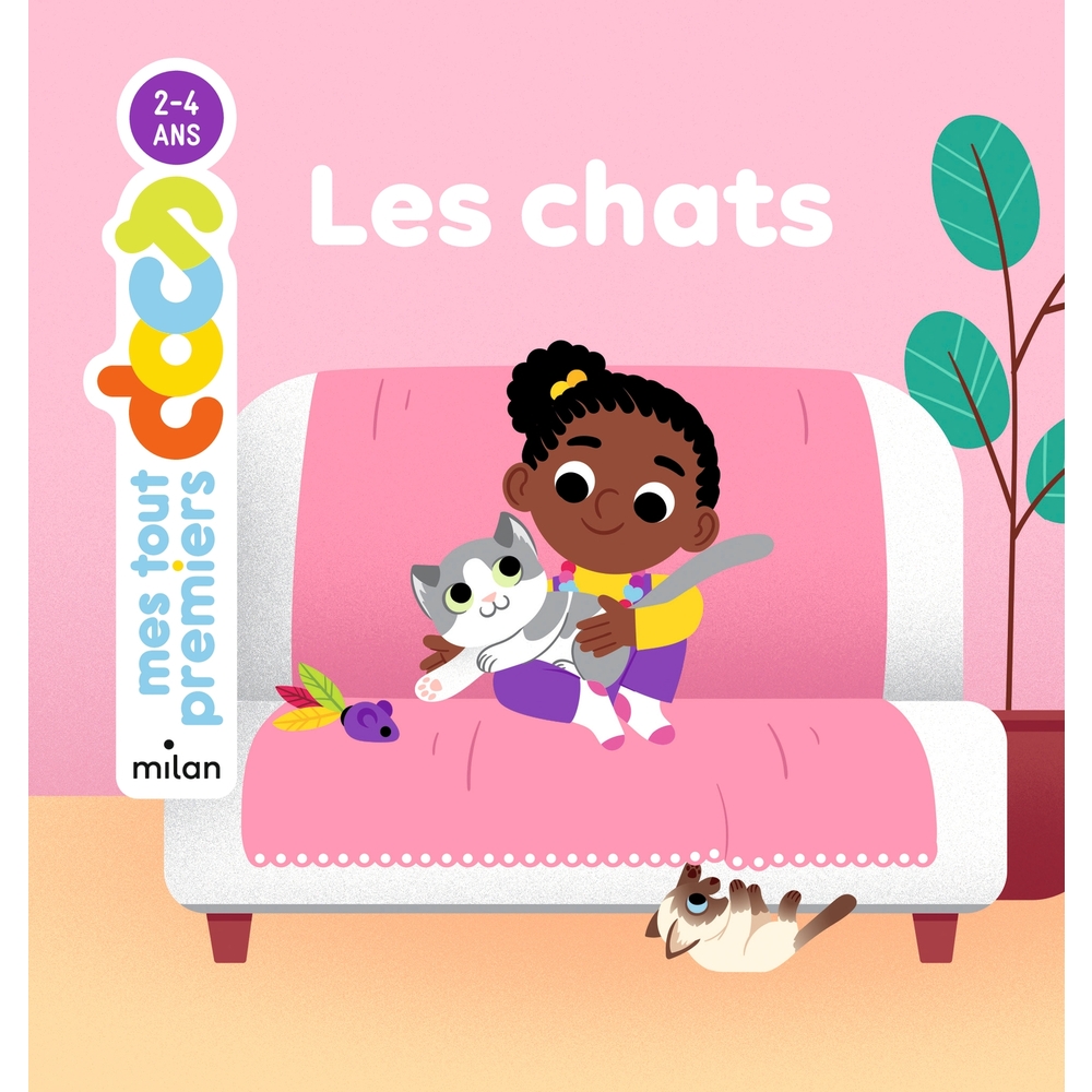Livre pour enfant, mes tout premiers docs : les chats