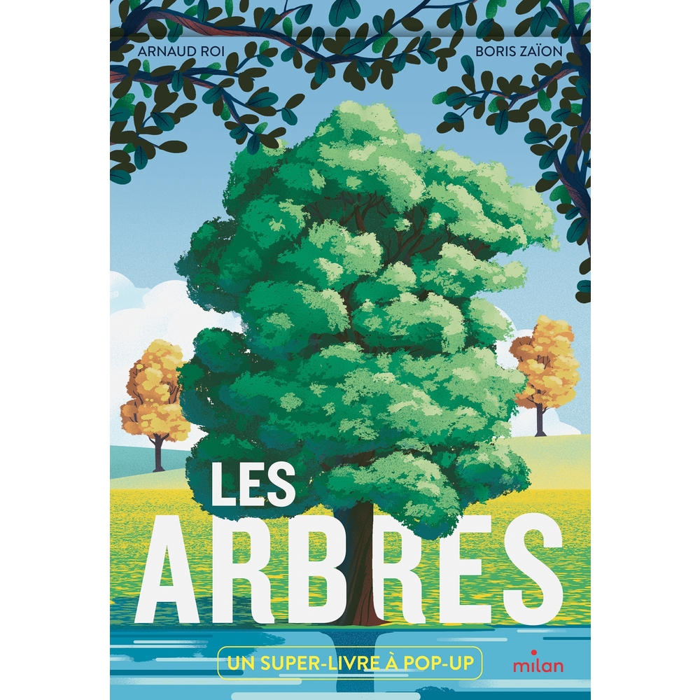 Livre pour enfant à pop-up, les arbres
