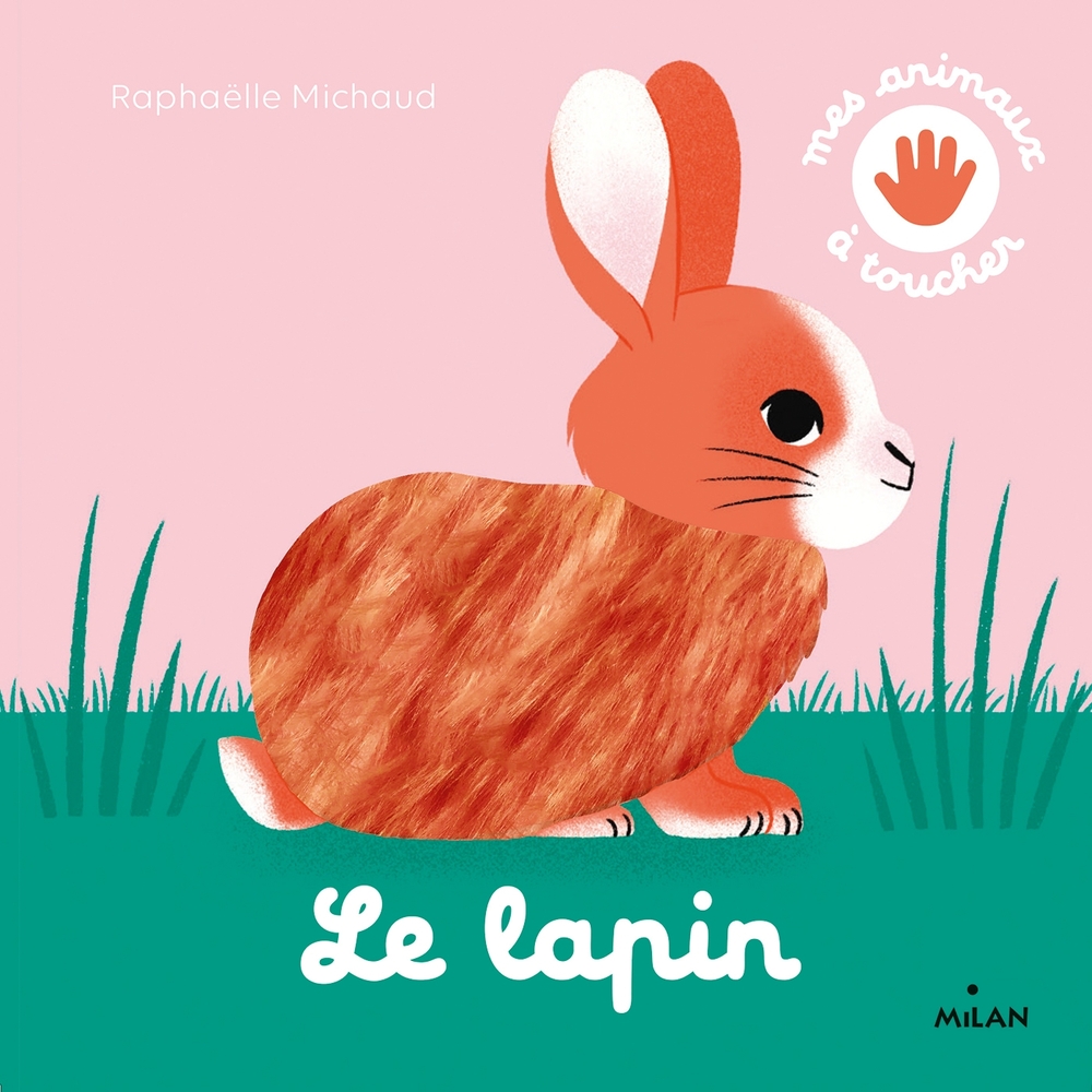 Livre pour enfant sensoriel, le lapin