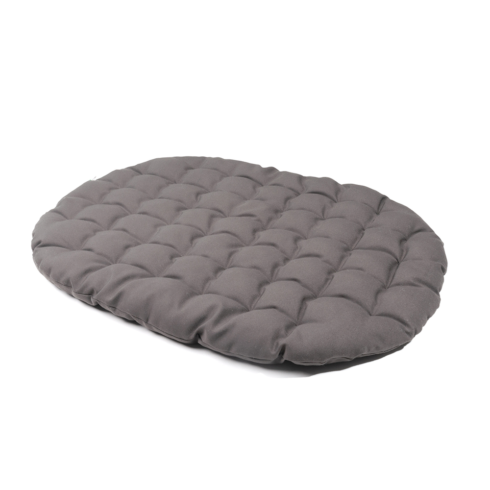 Coussin Ovale Gris Fer pour chien XS
