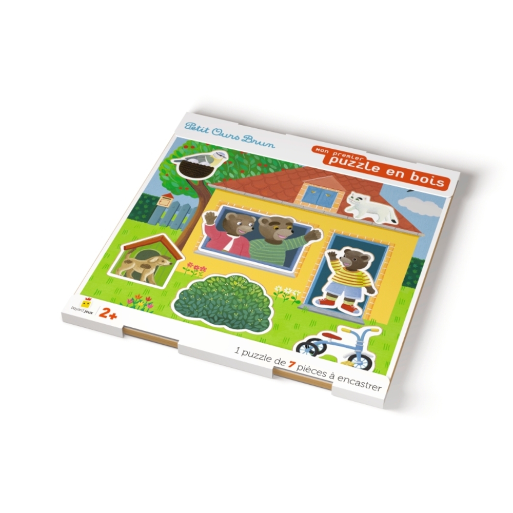 Mon premier puzzle en bois de Petit ours brun