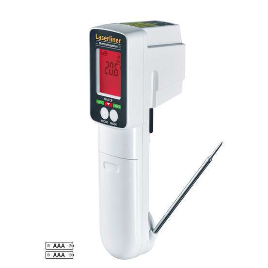 Thermomètre Professionnel infrarouge : inspection des marchandises  Laserliner