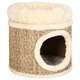 Maison pour chat avec coussin de luxe Herbiers marins - 33 cm