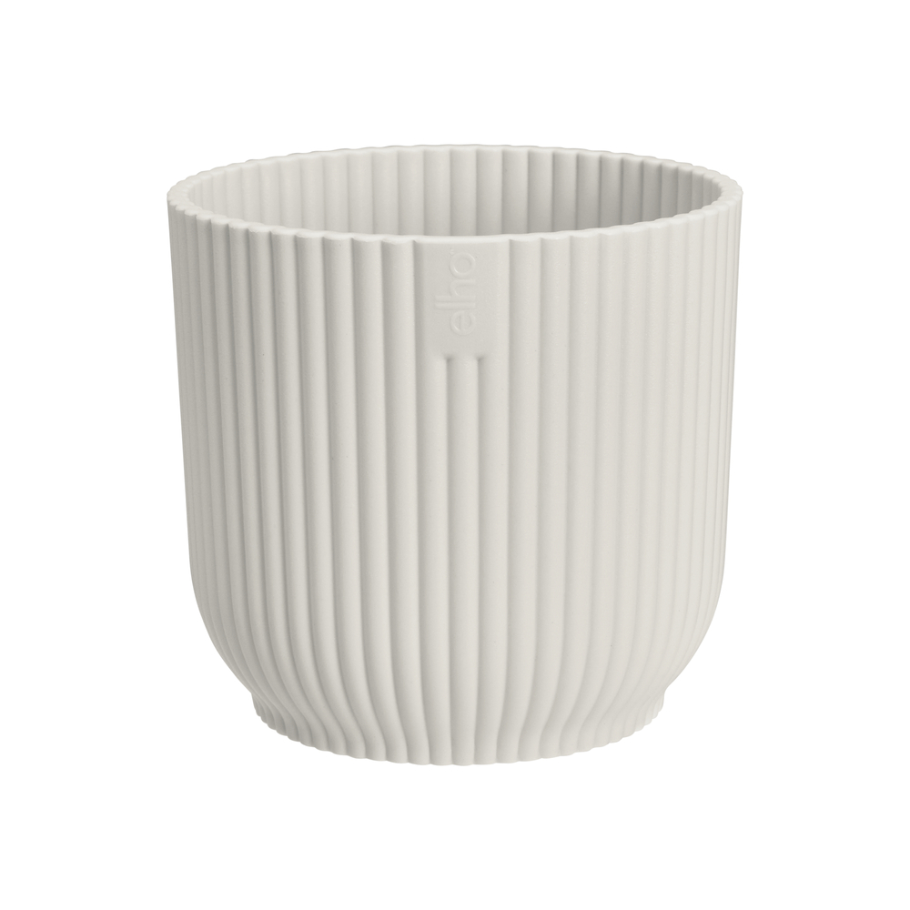 Cache-pot Vibes Fold rond mini Ø7cm blanc soie