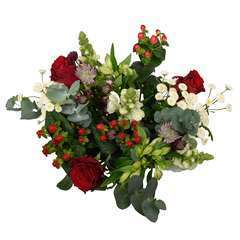 Bouquet de fleurs ''Romantique Rouge''
