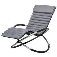 Chaise longue Ã  bascule pliable rocking chair