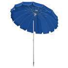 Parasol inclinable rond + sac bleu alu polyester - Ø 220 cm