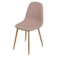 Chaise scandinave tissu 'Oslo' taupe