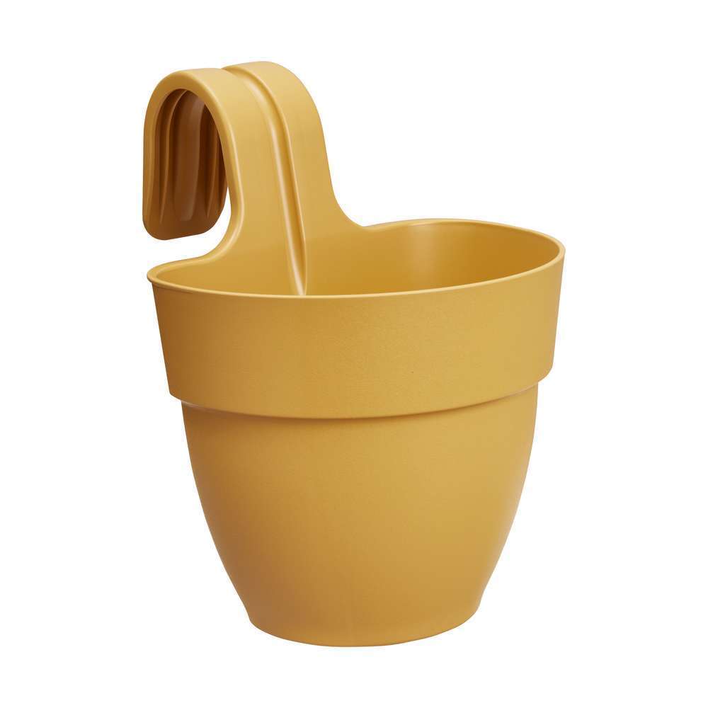 Jardinière Vibia Campana Small jaune miel - H.26,5 x L.20,5 cm