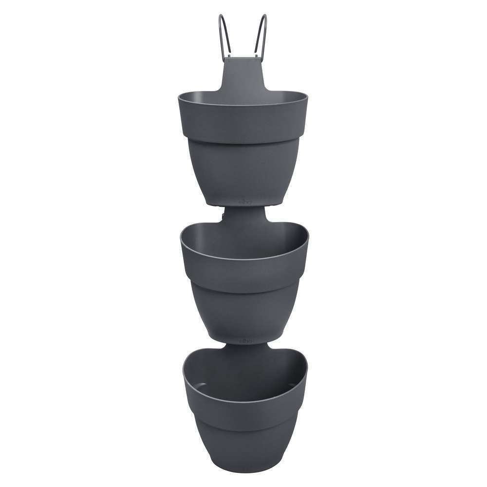 Jardinière Vibia Campana Vertical anthracite - H.29,7 x L.20,7 cm