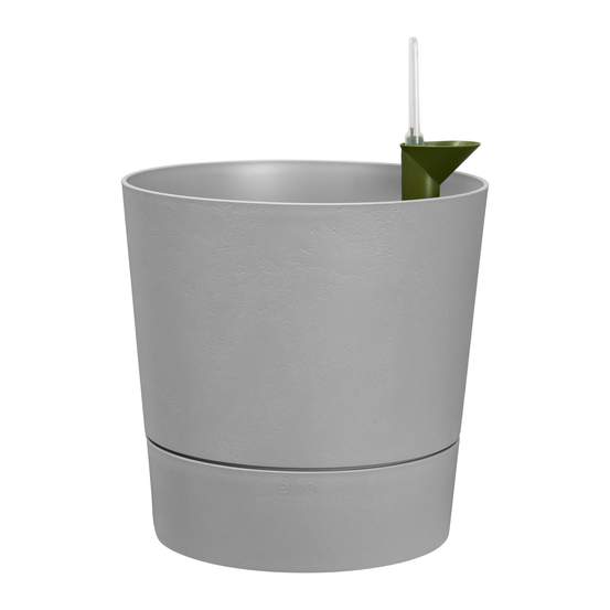 GREENSENSE ROND 30CM CIMENT-(1020603)