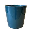 Pot d'intérieur Terre cuite émaillée Odyssée Urbain bleu - D.23xH.21cm