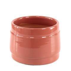 Pot Pause à fleur de peau brique rosé D.20xH.15.5cm