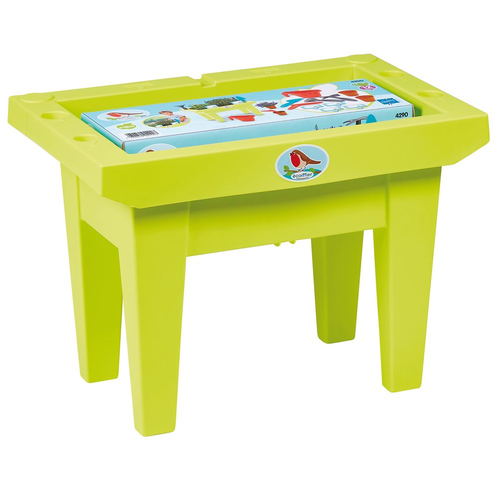 Jardinière garnie d'accessoires de culture en plastique 43x24,5x31 cm