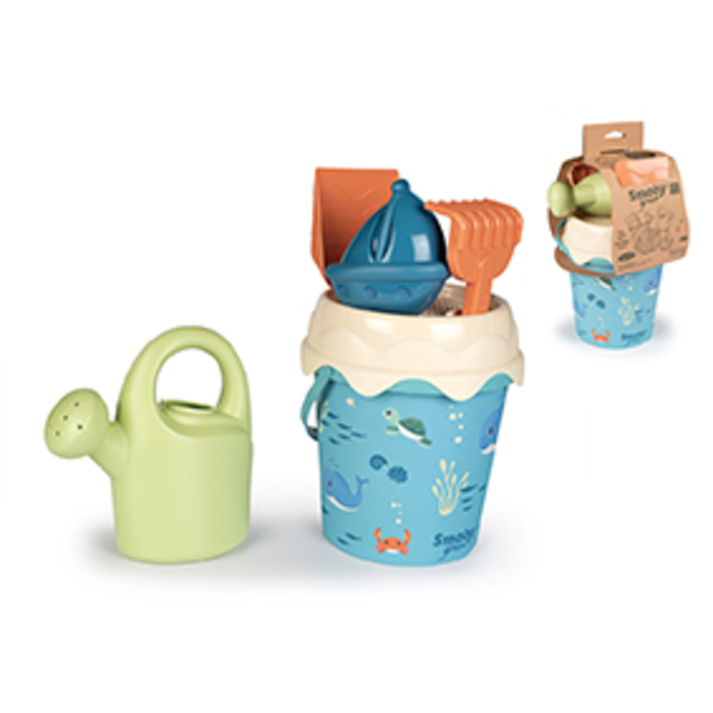 Seau garni Green pour la plage