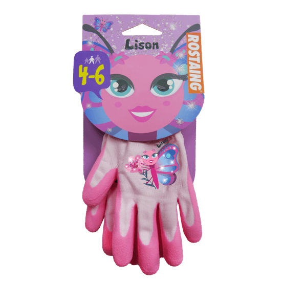 Gants de jardinage LISON le papillon mi-saison fille T 6 - 8 ans