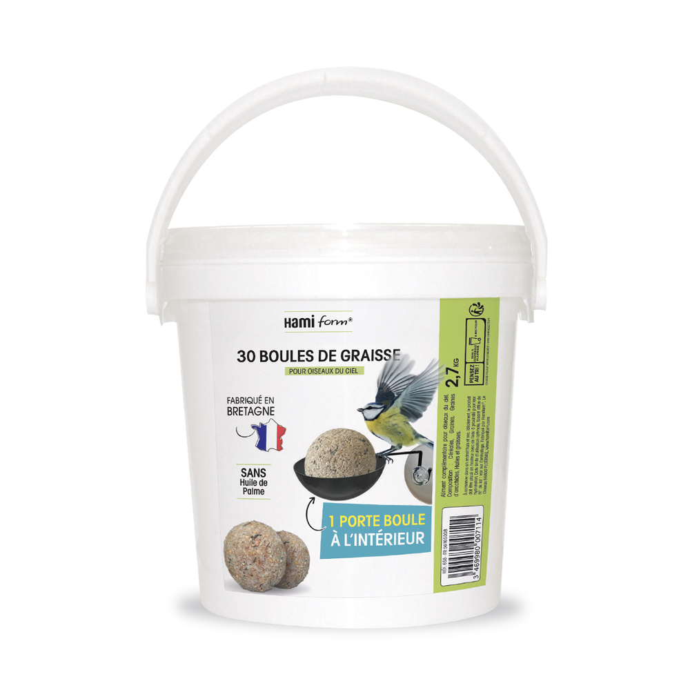 SEAU BOULES DE GRAISSE X30-(1022275)