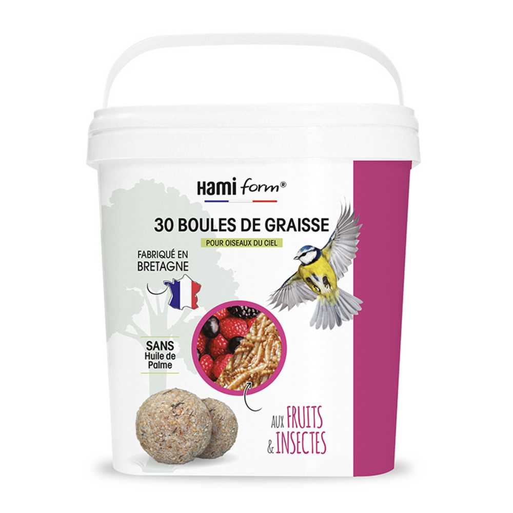 SEAU BOULES GRAISSE X30 FRUIT-(1022276)