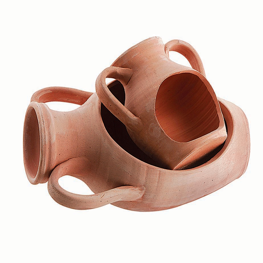 AMPHORE TAGLIATA D10 H20CM TC-(1022847)