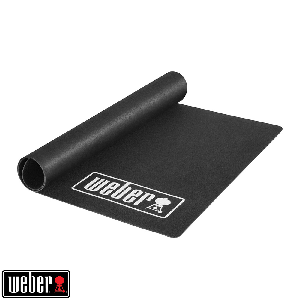 Tapis de protection pour barbecue en polypropylène noir - 180x100 cm