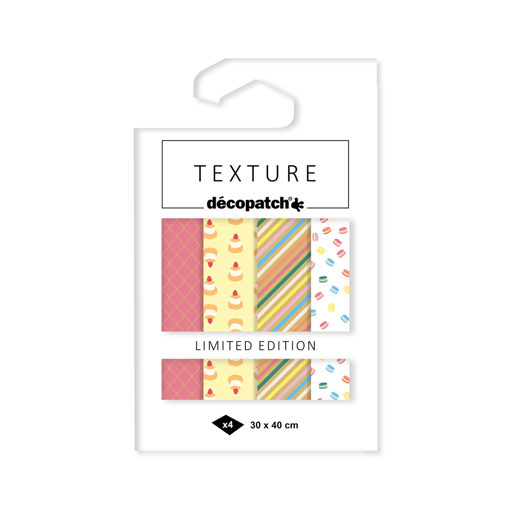 Assortiment de 4 papiers foil 