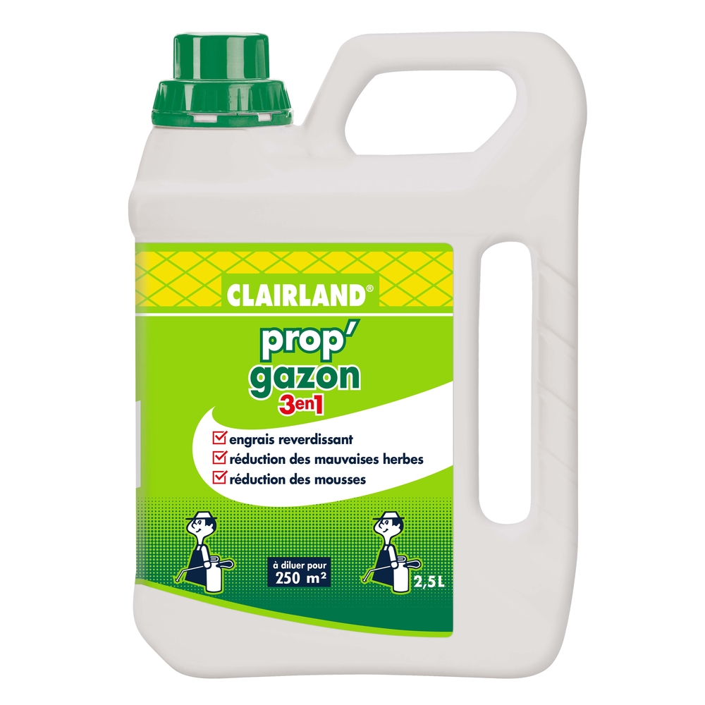 Engrais gazon liquide 3 en 1 - concentré 2,5L