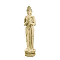Statue déesse hindou ton vieilli - H.156cm
