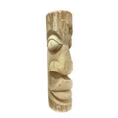 Statue totem Maori ton vielli - H.180cm