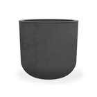 Pot Basalt’Up rond en polypropylène gris - D.48,5 cm
