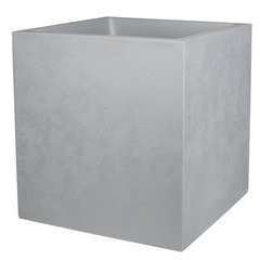 Pot carré 'Basalt' - 40cm gris béton - D.39,5x39,5x43,5cm - 31L