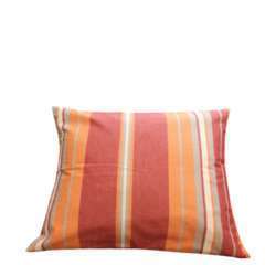 Housse de coussin 'Corail' en coton orange - 40 x 60 cm
