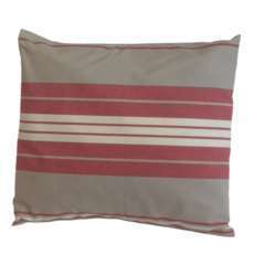 Housse de coussin 'Itxassou' en coton rouge - 40 x 60 cm