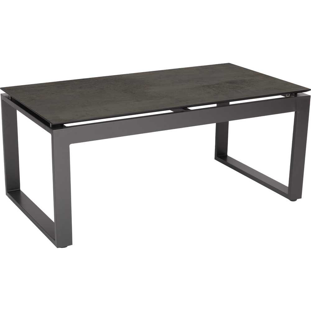 Table Basse ALLROUND Aluminium Anthracite plateau HPL 60x110,5cm
