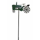 Décoration à piquer -tuteur tracteur en métal - H.120cm