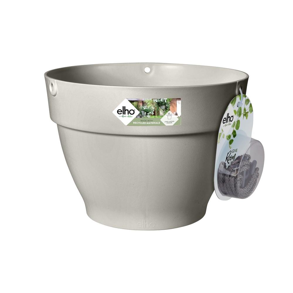 Pot suspension Vibia Campana rond en plastique blanc - D.26 cm