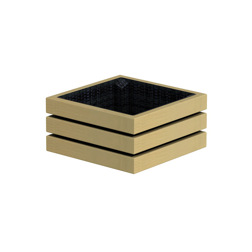 Bac à fleurs Mini Garden en bois autoclave - L.30xl.30xH.15 cm