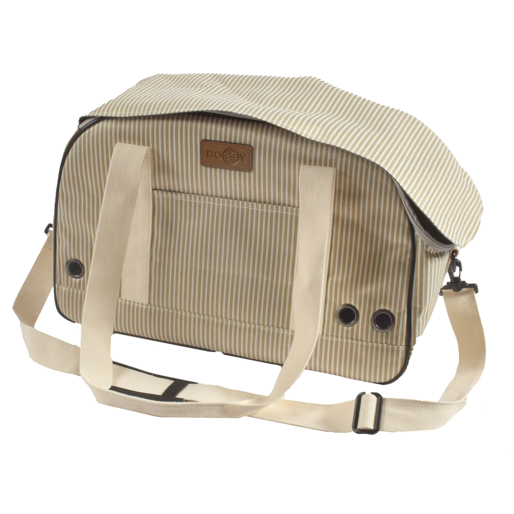 Sac de transport Tennis beige 45x18x30 cm