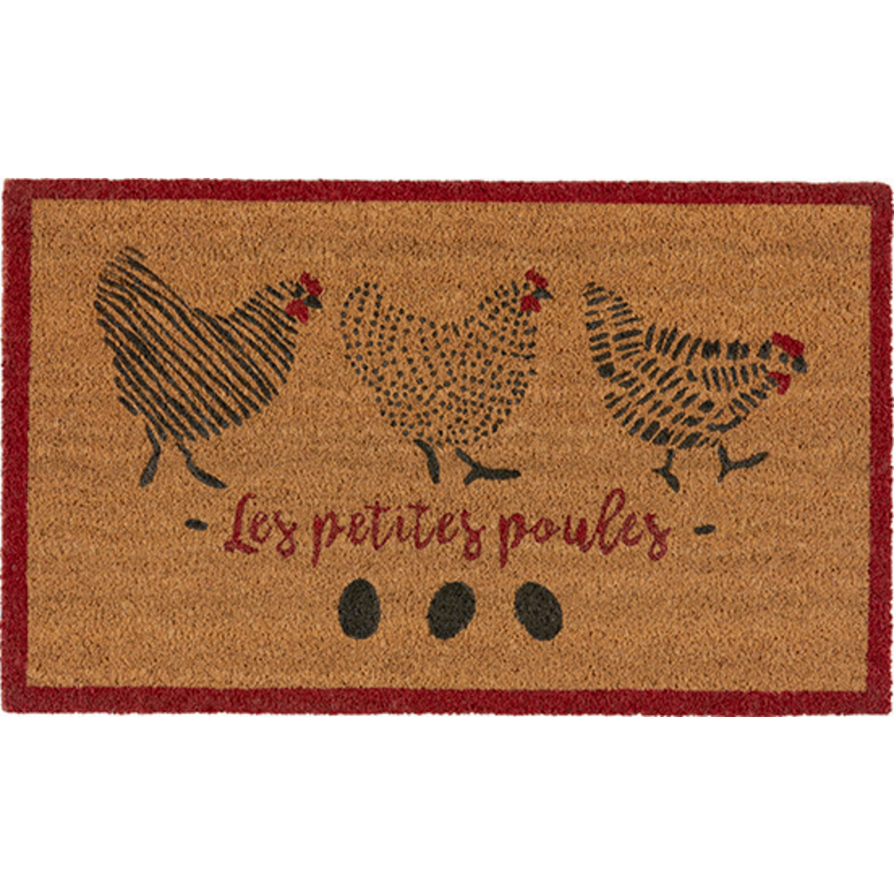 Paillasson ECO-CO POULE 75X45 cm
