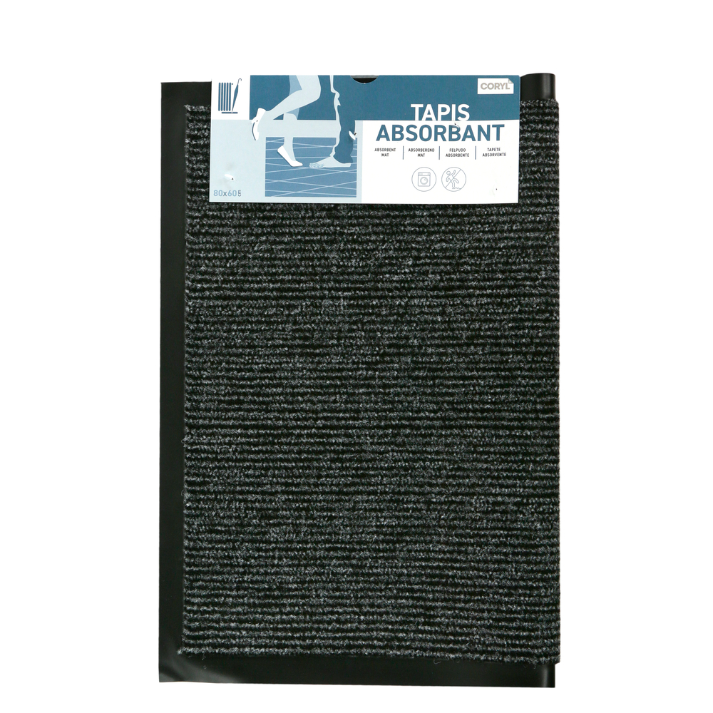 Paillasson LANS GRIS 80X60 cm