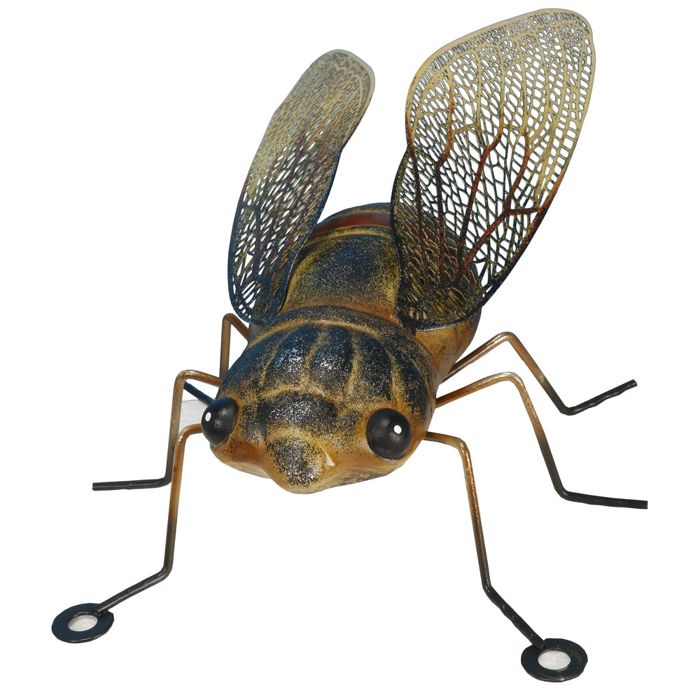 Statue en métal - Cigale - 21cm