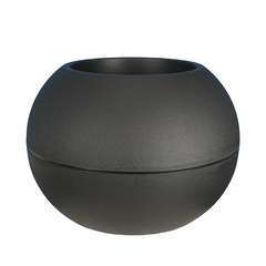 Pot Granit Boule noir - D.50 cm