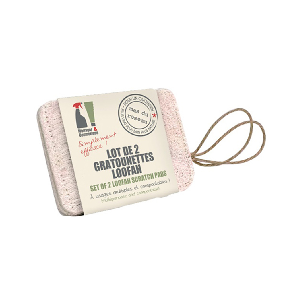 EPONGES LOOFAHPAR LOT DE 2-(1024271)