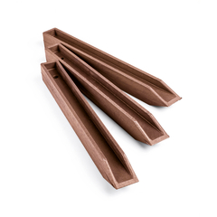 Profilé H Ecopic brun pour bordure - lot de 10