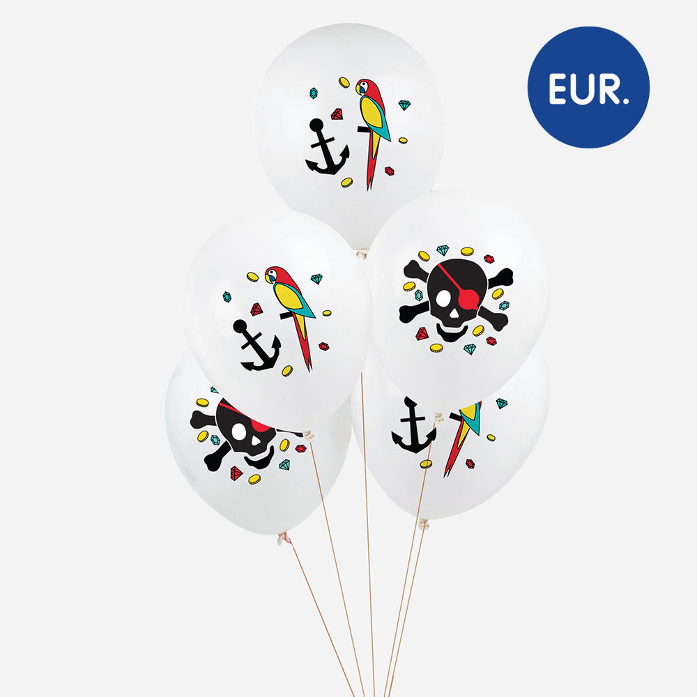 5 Ballons Pirate